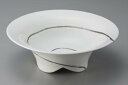 プラチナトルネード6.8寸高台鉢 サイズ:20.5×7cm