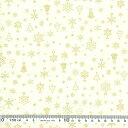 クリスマス生地(布)クリスマスモチーフ ベル 雪の結晶 飛び...