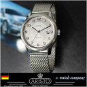ドイツ製 アリスト Aristo 4H120 ミラネーゼブレス ドイツ時計 自動巻き パイロットウォッチ aristomatic SW200
