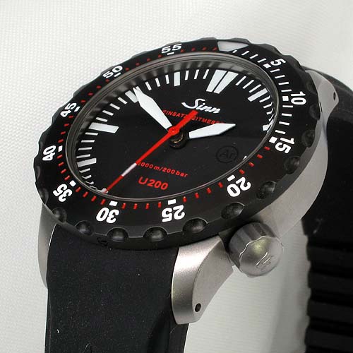 Sinn ジン 腕時計 【正規代理店品　3年保証】Sinn　U200SDR　2000m防水ダイバーズ腕時計 時計