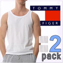 TOMMY HILFIGER g~[qtBK[Y 2pbN ^Ngbv zCg 2Zbg(Men's 2Pack Tank Top WHITE)[gbvX A_[EFA   zCgCi[ m[X[u][2Zbg 2pbN][1U6AK00004100]傫TCY