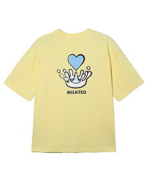 【公式】MILKFED. <strong>ミルクフェド</strong> WATER CROWN S/S TEE Tシャツ 半袖