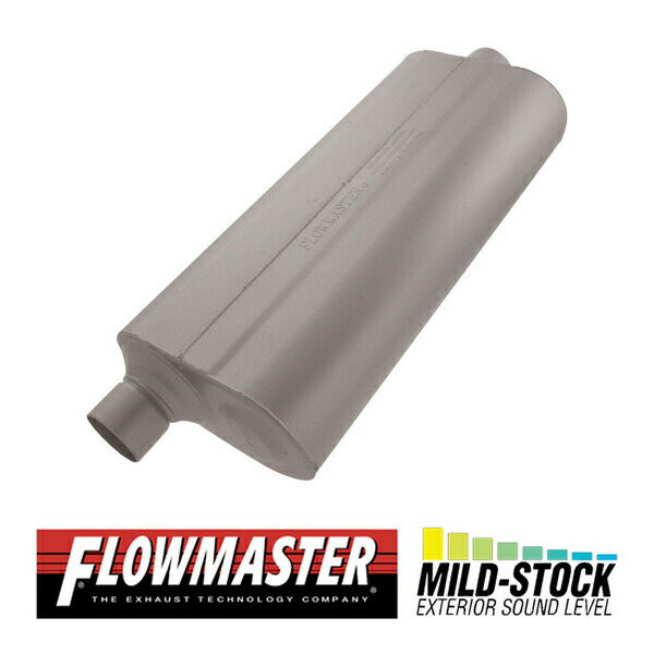 FLOW MASTER / フローマスター 70 マフラー #52571 Offset in 2.50