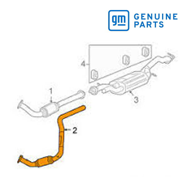 【ブラックフライデー★エントリーでP10倍！】GM純正 キャタリック コンバーター 触媒 キャタライザー 15229367 03-06y ハマー H2