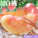 青森県産 桃 送料無料 【青森県産白桃 秀4kg前後】秀品(...