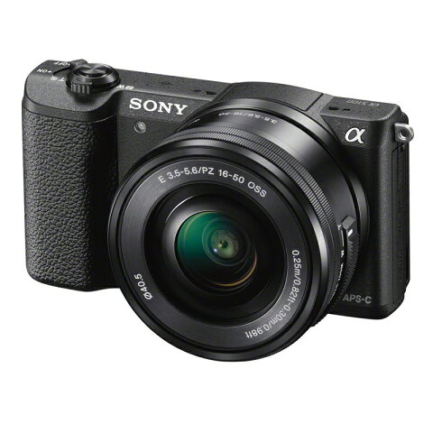 SONY ソニー ミラーレス一眼カメラ α5100 パワーズームレンズキット （ILCE-5100L B） ブラック
