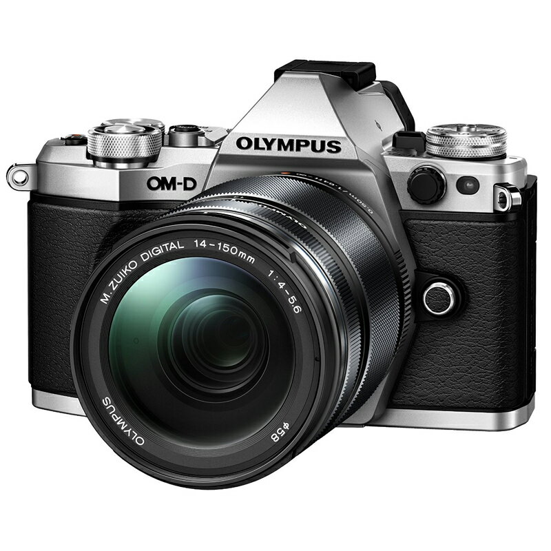 【7月1日限定！ダブルエントリーでポイント最大10倍！】OLYMPUS オリンパス ミラーレス一眼カメラ OM-D E-M5 Mark II 14-150mm II レンズキット シルバー