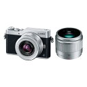 Panasonic LUMIX GF9 ダブルレンズキット シルバー (DC-GF9W-S) ミラーレス一眼カメラ