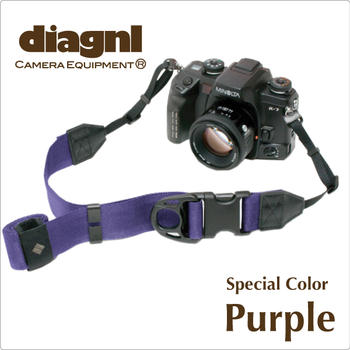 復刻カラー！＜公式＞/diagnl(ダイアグナル）/Ninja Camera Strap(ニンジャカメラストラップ）38mm purple {一眼レフ}{伸縮自在}{カメラ一眼}{マイクロ}{ミラーレス}