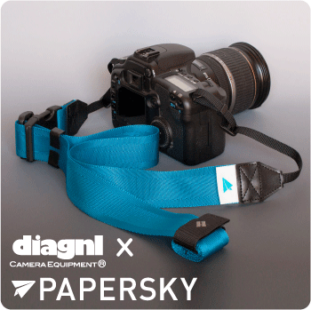 ＜NEW ! !＞Diagnl×PAPER SKY /Ninja Camera Strap…...:camera-strap:10000199