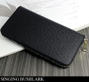 【SINGING BUSHLARK】 長財布 ラウンドファス...