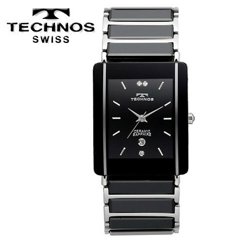 TECHNOS テクノス メンズ セラミック サファイアガラス 腕時計 TAM530TB