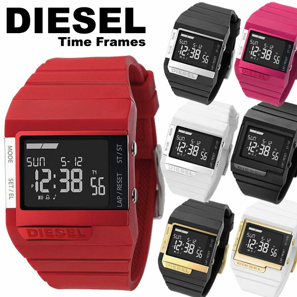 ディーゼル DIESEL 腕時計 ラバー デジタル メンズ レディース 腕時計 Men's 女性用 腕時計