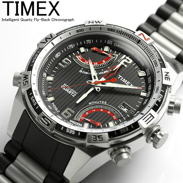 タイメックス TIMEX 腕時計 メンズ インテリジェントクオーツ フライバック クロノ コンパス T49868 Men's うでどけい ウォッチ メンズ 腕時計タイメックス TIMEX 腕時計 メンズ インテリジェントクオーツ フライバック クロノ コンパス T49868 Men's うでどけい ウォッチ