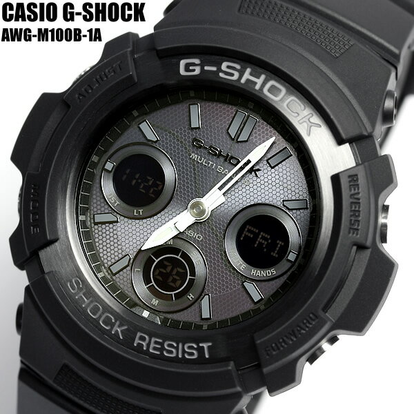 Gショック 電波ソーラー G-SHOCK ジーショック CASIO カシオ 腕時計 AWG-M100B-1A メンズ うでどけい Men'sGショック 電波ソーラー G-SHOCK ジーショック CASIO カシオ 腕時計 AWG-M100B-1A メンズ うでどけい Men's≪G-SHOCK/腕時計≫