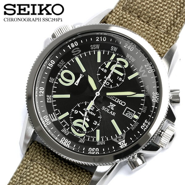 【送料無料】【セイコー】【SEIKO】 腕時計 メンズ クロノグラフ ソーラー腕時計 クロ…...:cameron:10040466