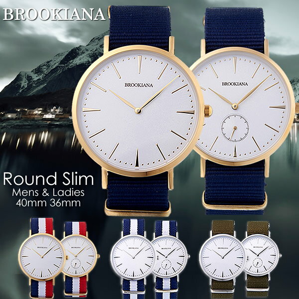 yBROOKIANAz ubLA[i X yAEHb` ^ 40mm 36mm iC NATO rv Y fB[X BA3102 BA3101 jp MEN'S łǂ EHb`