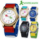 AMPELMANN アンぺルマン キッズ腕時計 子供用 カラフル クオーツ 日常生活防水 アロイ ナイロン 反射テープ マジックテープ ディスク型秒針 ama-2034