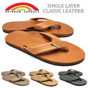 RAINBOW SANDALS レインボーサンダル メンズ レザーサンダル 黒 茶 トング 革 ビーチ