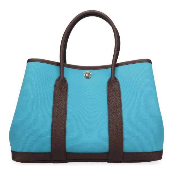 エルメス ガーデンパーティ TPM 36 HERMES トワルオフィシェ+ネゴンダ ブルーノール+ルージュアッシュ 051551 K刻印