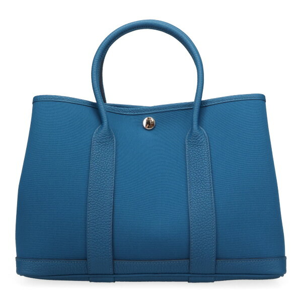 エルメス ガーデンパーティ TPM 36 HERMES トワルオフィシェ+ネゴンダ ブルーウートルメール 051551 K刻印