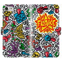 【手帳型ケース】スマホケース 手帳型 全機種対応 送料無料iPhone7 Plus iPhone6s/6 iPhone6sPlus 6Plus iPhoneSE iPhone5s/5POP ART手帳型携帯 スマホカバー かわいい 可愛いアイフォン6s Xperia z5 galaxy スカル ドクロ flake (boy) メンズ 男性