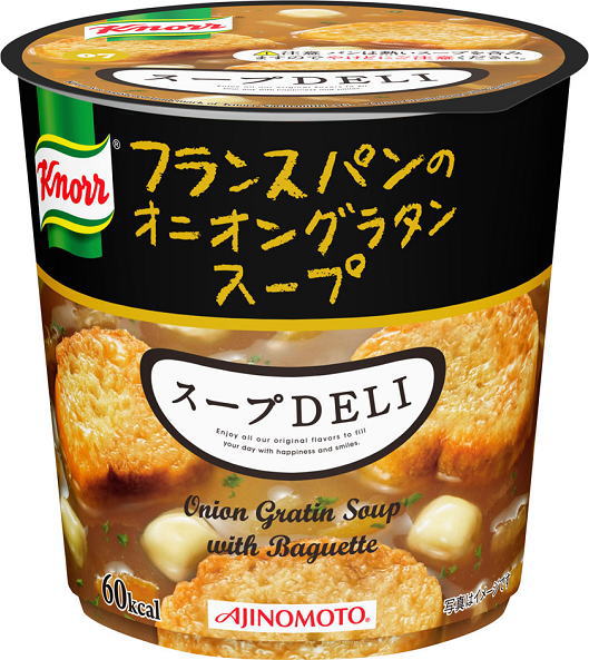 味の素　クノールスープDELI　フランスパンのオニオングラタンスープ　15.7gカップ　24個入〔スープデリ インスタント食品 即席スープ　〕