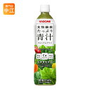 カゴメ 食物繊維たっぷり青汁カルシウムプラス 720ml ペットボトル 30本 (15本入×2 まとめ買い)