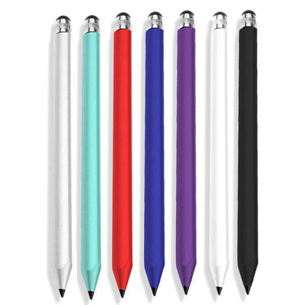 [送料無料][長筆]Wペン7色タッチペンdocomosoftbankauiPhone6PlusiPadairminiXperiaZGALAXYSNoteEdgeARROWSNXASUSZenFoneGoogleNexusAQUOStabletnew3DSLLスマホスマホタブレットゲーム高得点効果バツグン筆先繊細絵画感圧式タッチパネル静電式タッチパネル兼用[長さ:約165mm]