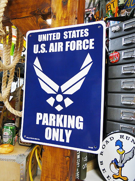 アメリカのプラスチックサインボード ヘビーオンスタイプ（米空軍専用駐車場） ■ アメリカ雑…...:candytower:10020218