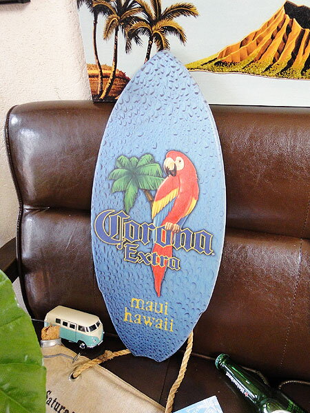 ミニサーフボード(コロナビール) ■ こだわり派が夢中になる! 人気のアメリカ雑貨屋 アメリカ 雑貨 おしゃれ インテリア 小物 オブジェ 置物 おもしろ かわいい ハワイ雑貨 ハワイアン雑貨 プレゼント バリ雑貨 アジアン雑貨 かっこいい男の部屋