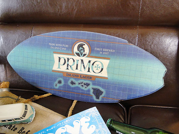 ミニサーフボード(プリモビール) ■ こだわり派が夢中になる! 人気のアメリカ雑貨屋 アメリカ 雑貨 おしゃれ インテリア 小物 オブジェ 置物 おもしろ かわいい ハワイ雑貨 ハワイアン雑貨 プレゼント バリ雑貨 アジアン雑貨 かっこいい男の部屋