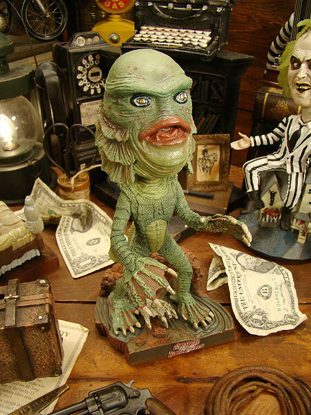 ユニバーサルスタジオがおくる人気シリーズ!ユニバーサルモンスターズ 大アマゾンの半漁人のボビンヘッド ★アメリカ雑貨★アメリカン雑貨★アメキャラ