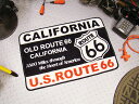ヒストリックルート66のインテリアマット(カリフォルニア) ...