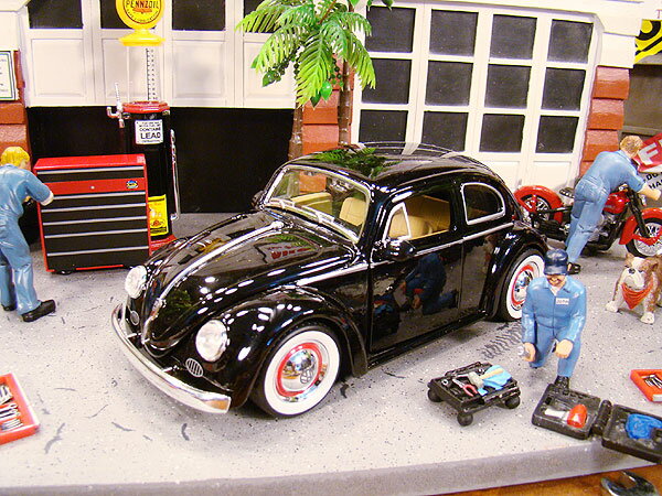 Jada 1959年フォルクス・ワーゲン　ビートルのダイキャストモデルカー　1/24スケール（ブラック）　★アメリカ雑貨★アメリカン雑貨