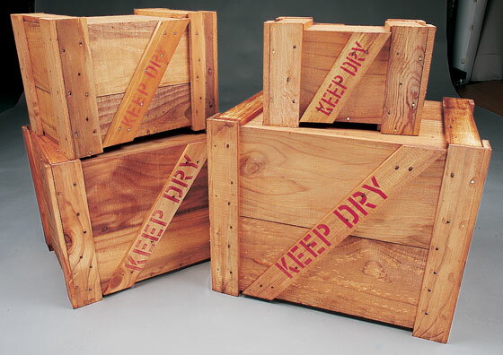 輸出用木箱 Bタイプ うす茶 LLサイズ ■ 「楽天1位」 ■ アンティーク風木箱 木箱 …...:candytower:10001548
