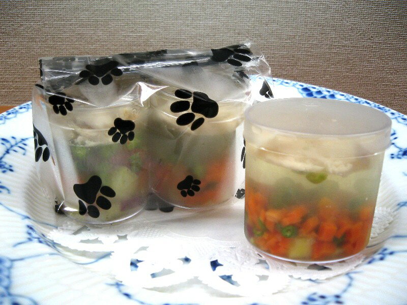 ☆季節限定☆高原野菜のささみジュレ　ピッコロ　2個お中元・お祝い・ゼリー・犬