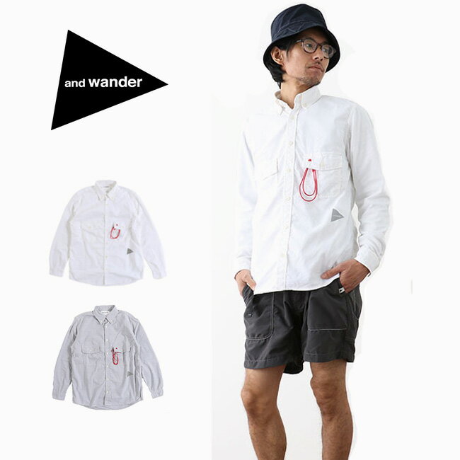 アンドワンダー dry ox shirt(メンズ)