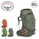 Osprey オスプレー アトモスAG 65 メンズ【送料無料】 リュックサック バックパック ザック 65L 登山 ハイキング 旅行 アウトドア メンズ 男性用 オスプレイ【CP】
