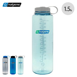 ナルゲン 広口1.5L トライタンリニュー nalgene Tritan Renew 1.5L <strong>ウォーターボトル</strong> 水筒 クリア <strong>1500ml</strong> 透明 プラスチック 軽量 丈夫 漏れない シンプル 洗いやすい 直飲み おしゃれ ギフト キッチン 通勤 通学 仕事 登山 スポーツ キャンプ アウトドア フェス 【正規品】