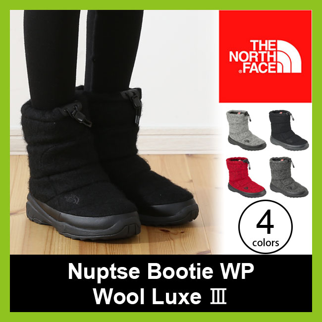 【15％OFF】ノースフェイス ヌプシブーティー WP ウールラックス3 THE NORTH FACE Nuptse Bootie WP Wool Luxe メンズ レディース ウィメンズ 【送料無料】 靴 ブーツ スノーブーツ ウィンターブーツ ＜2017FW＞