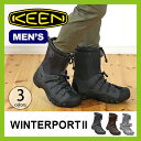 キーン ウィンターポート2 メンズ KEEN MEN'S WINTERPORT II 【ポイント10倍】 【送料無料】 男性 ブーツ 冬 雪 雨 防水 あたたかい スリッポン 消臭 ウインターブーツ <2017FW>