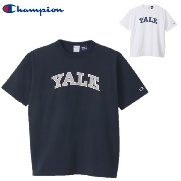 Champion (<strong>YALE</strong>)24SS立体ロゴプリントMADE IN U.S.A.<strong>T1011</strong>ヘビーウェイトTシャツYale Universityイェール大学(米国製)C5-Z302(ティーテンイレブン)チャンピオン