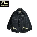EVISU Lot.#1119 インディゴデニムカバーオールカモメペイントCOVERALL(INDIGO DENIM)(エヴィスジーンズ)EJD-1119ID-001 EJD1119ID001