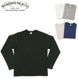 WAREHOUSE★Lot.5906 セットインスリーブクルーネック長袖TシャツWHTS-022（ウエアハウス）WARE HOUSE【<strong>ウェアハウス</strong>】