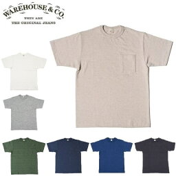 WAREHOUSE(2024)Lot 4601 PocketポケットTシャツ（ウエアハウス）WARE HOUSE【<strong>ウェアハウス</strong>】