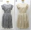 【15%OFFクーポン 10月30日11:59まで】●chez-voeu 【シェ・ヴー/シェヴー】 小花プリントワンピース 815208 【10P09Jul16】