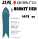 ★21-22モデル★GENTEMSTICK（ゲンテンスティック） ROCKET FISH ロケットフィッシュ　サイズ：144.7【エッジカバー・チューンナップ・ショートビス・オリジナル...