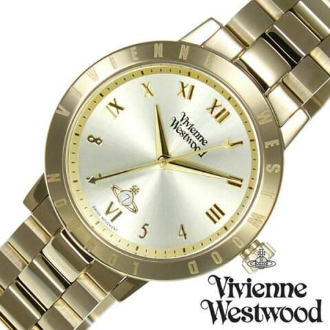 ヴィヴィアンウェストウッド 腕時計 [VivienneWestwood時計]( VivienneWestwood 腕時計 ヴィヴィアンウェストウッド 時計 ) ブルームズベリー ( Bloomsbury ) 腕時計 ゴールド VV152GDGD [メタル ベルト クオーツ アナログ オーブ モチーフ オールゴールド]