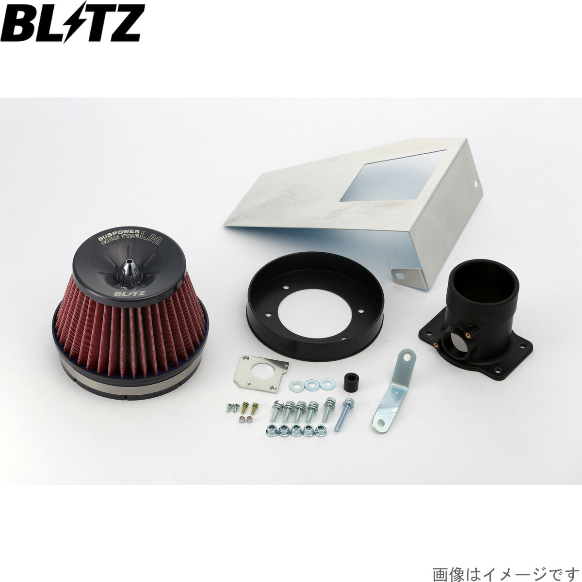 ブリッツ エアクリーナー サスパワーLM-RED クラウン GRS200/GRS201/GRS202/GRS203/GRS204 トヨタ 2GR-FSE,3GR-FSE,4GR-FSE E2 BLITZ 59127